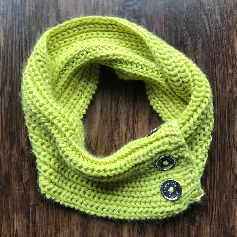 Chartreuse Michael Kors Infinity Scarf